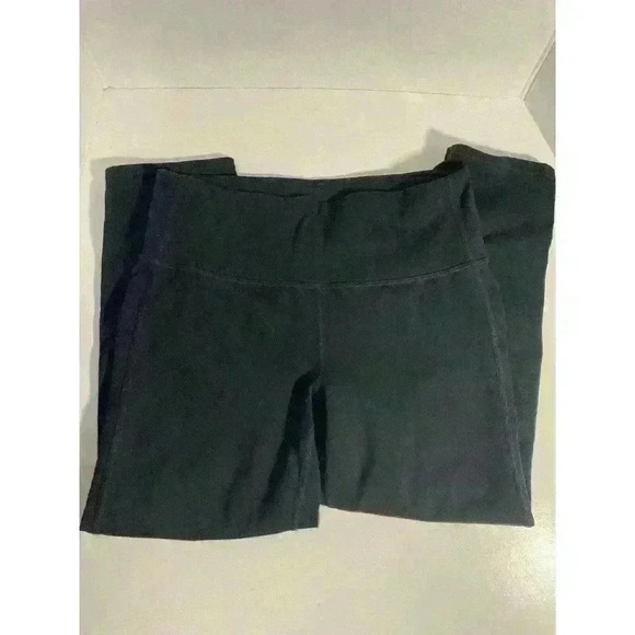 Athleta Capri Leggings Solid Black High Waisted Pocket Cropped Size S - Picture 2 of 8